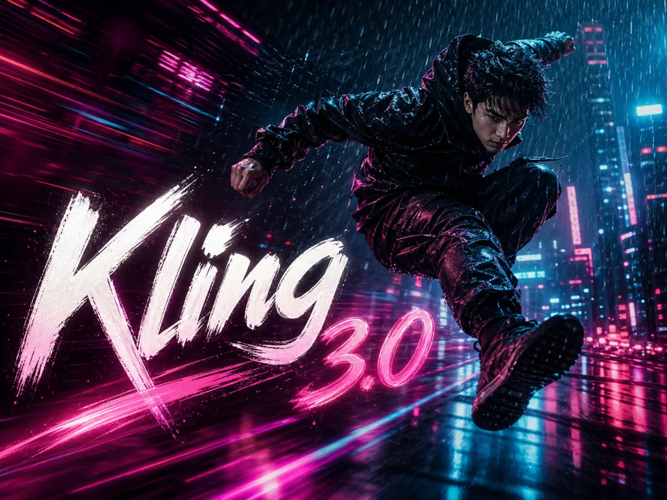 Keyframe 5: character jumping above the city